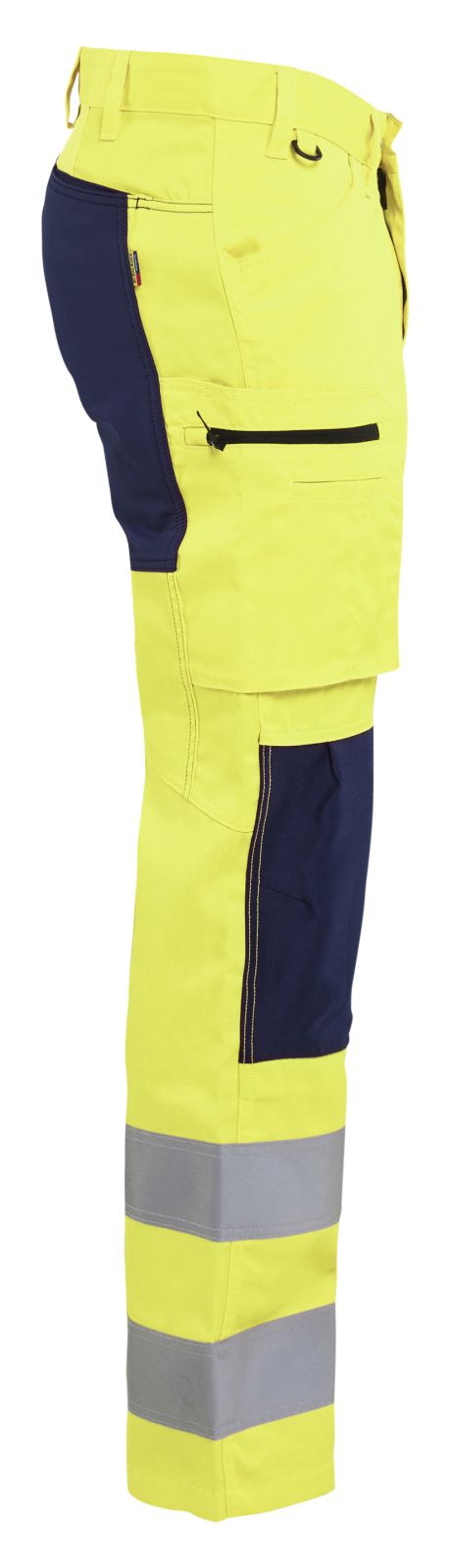 Blaklader Broeken 15851811 fluo geel-marineblauw(3389)
