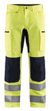 Blaklader Broeken 15851811 fluo geel-zwart(3399)