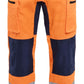 Blaklader Broeken 15851811 fluo oranje-marineblauw(5389)
