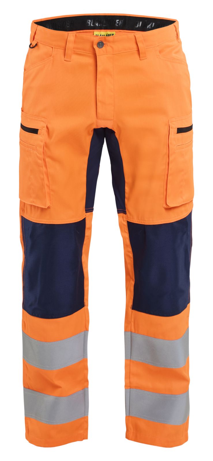 Blaklader Broeken 15851811 fluo oranje-marineblauw(5389)