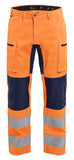 Blaklader Broeken 15851811 fluo oranje-marineblauw(5389)