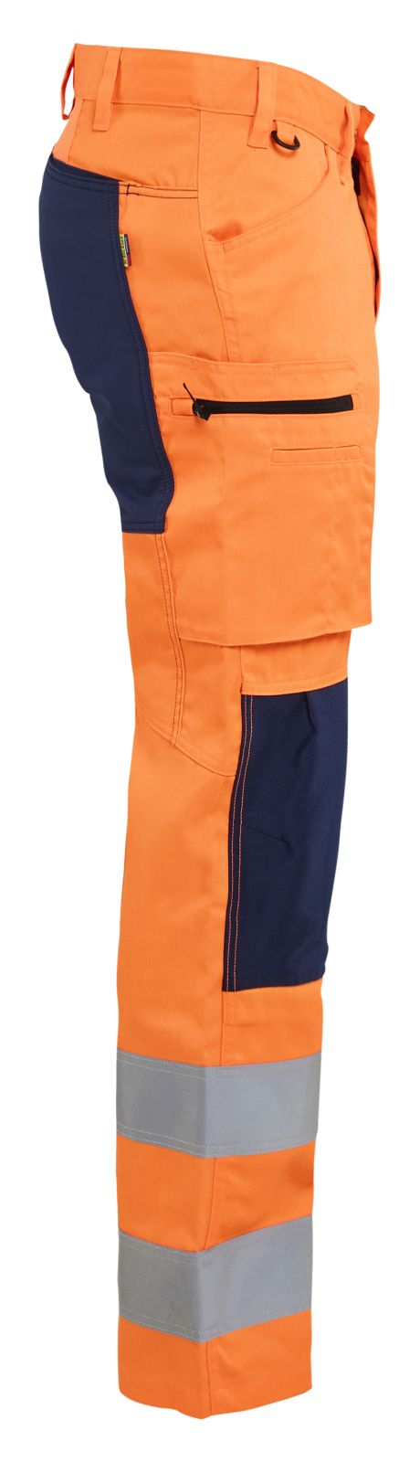 Blaklader Broeken 15851811 fluo oranje-marineblauw(5389)