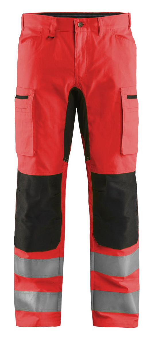 Blaklader Broeken 15851811 fluo rood-zwart(5599)