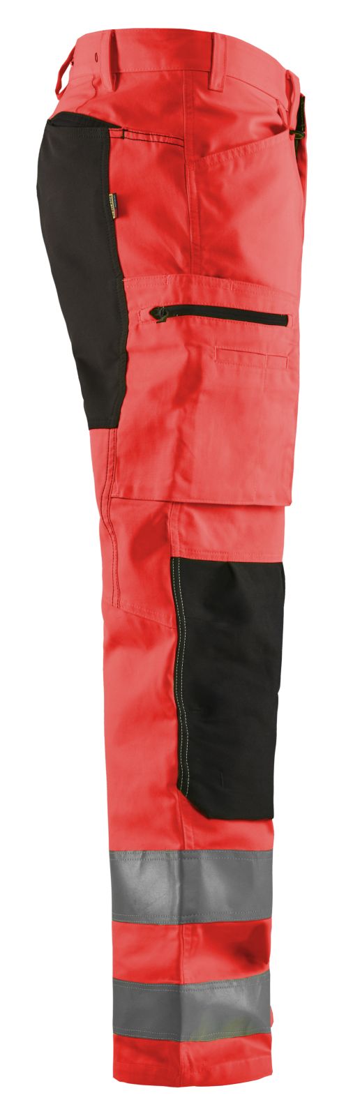 Blaklader Broeken 15851811 fluo rood-zwart(5599)