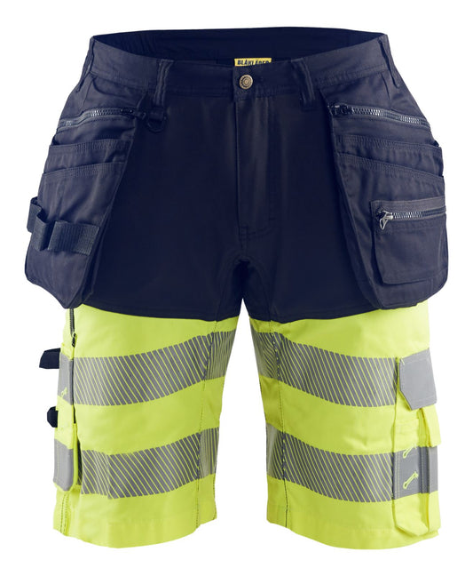 Blaklader shorts 15961811 marineblauw-fluo geel(8933)