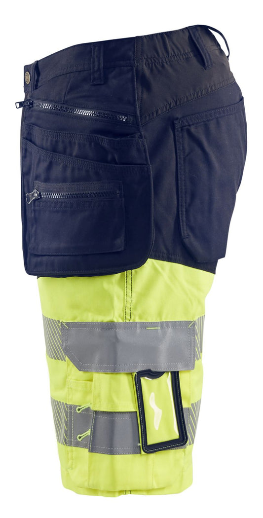 Blaklader shorts 15961811 marineblauw-fluo geel(8933)