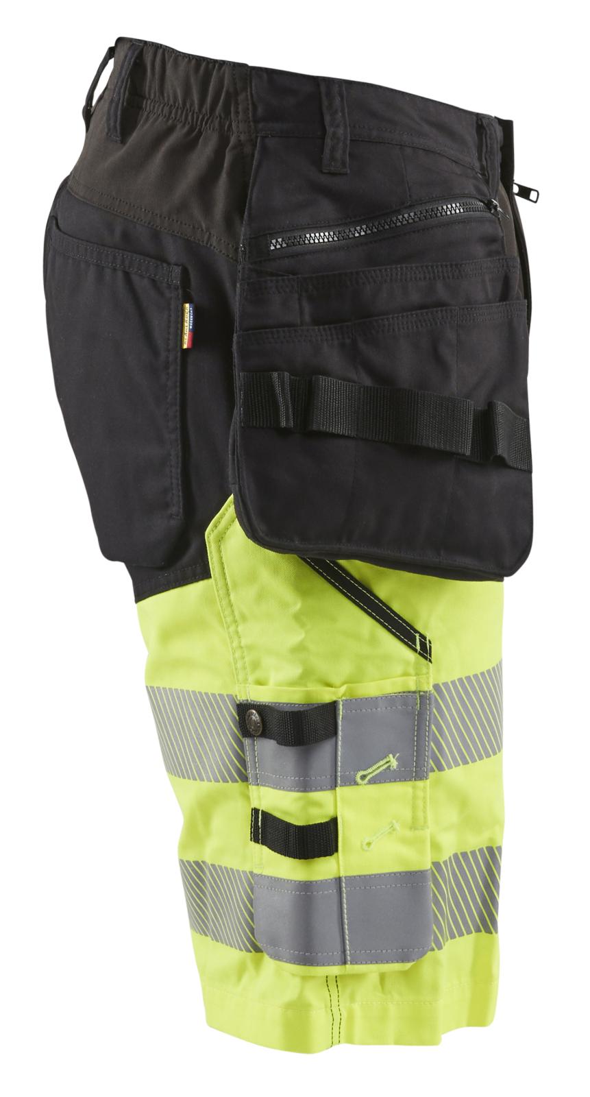 Blaklader shorts 15961811 zwart-fluo geel(9933)