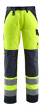 Mascot Safe light Broeken 15979-948 Maitland fluo geel-donker marineblauw(17010)