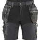 Blaklader shorts 15981860 midden grijs-zwart(9699)