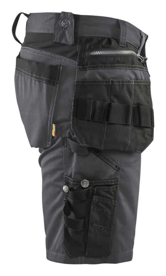Blaklader shorts 15981860 midden grijs-zwart(9699)