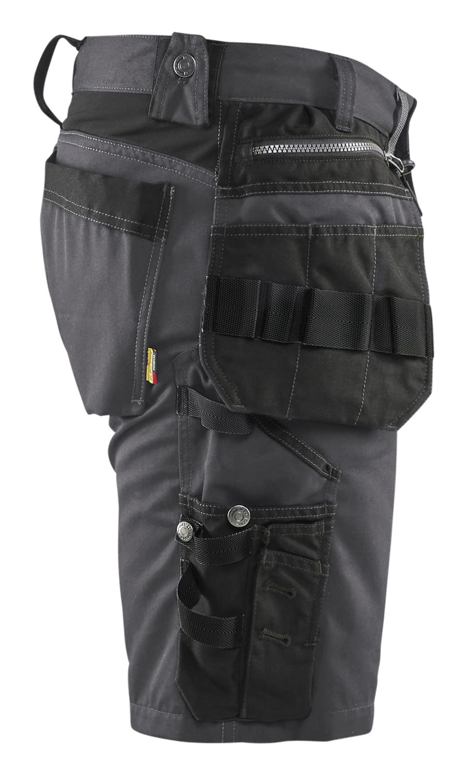 Blaklader shorts 15981860 midden grijs-zwart(9699)