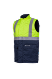 Sioen Bodywarmers Bravone 1666N3EF3 multinorm fluo geel-marineblauw