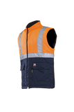 Sioen Bodywarmers Bravone 1666A2EF3 multinorm fluo oranje-marineblauw