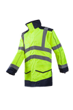 Sioen Jassen Anfield  fluo geel-marineblauw