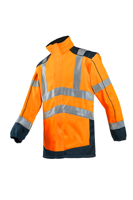 Sioen Jassen Drayton  fluo oranje-marineblauw