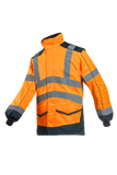 Sioen Jassen Alford  fluo oranje-marineblauw