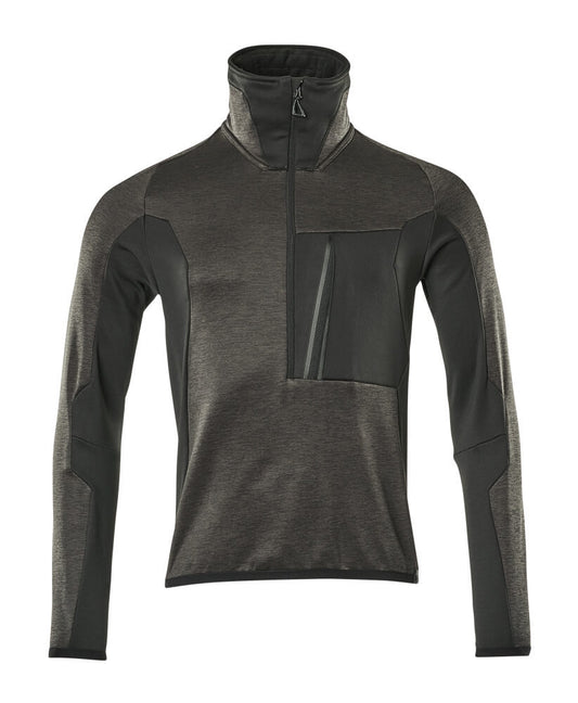 Mascot Advanced Polosweaters 17003-316 donker antracietgrijs-zwart(1809)