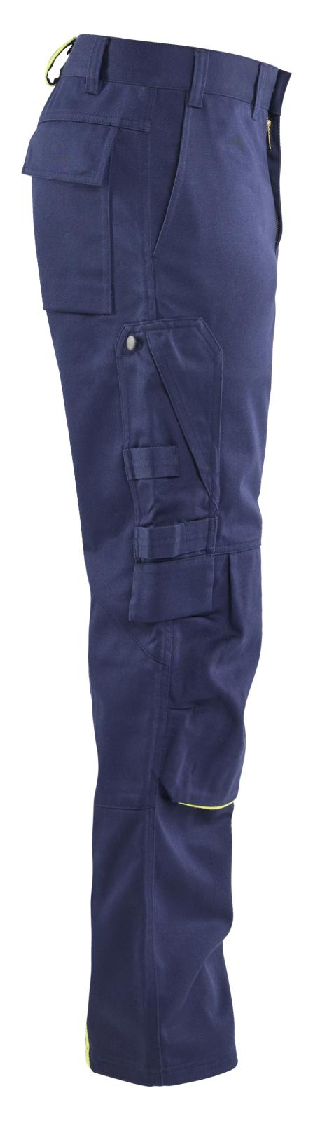 Blaklader Broeken 17011501 Vlamvertragend marineblauw-geel(8933)