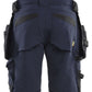 Blaklader Ambacht korte werkbroeken 17021645 4-weg stretch donker marineblauw-zwart(8699)