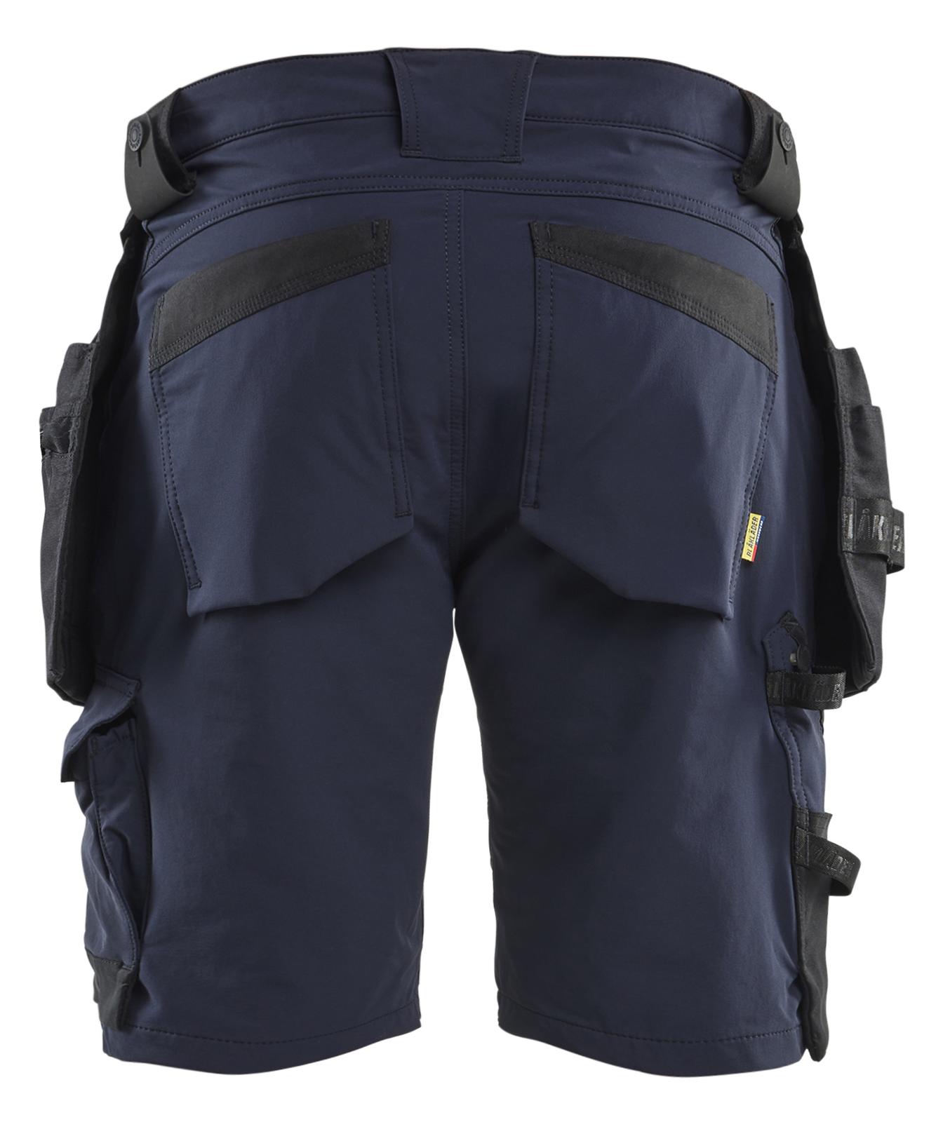 Blaklader Ambacht korte werkbroeken 17021645 4-weg stretch donker marineblauw-zwart(8699)