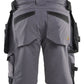 Blaklader Ambacht 4-weg stretch korte werkbroeken 17021645 midden grijs-zwart(9699)