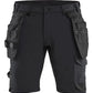 Blaklader Ambacht 4-weg stretch korte werkbroeken 17021645 zwart(9900)