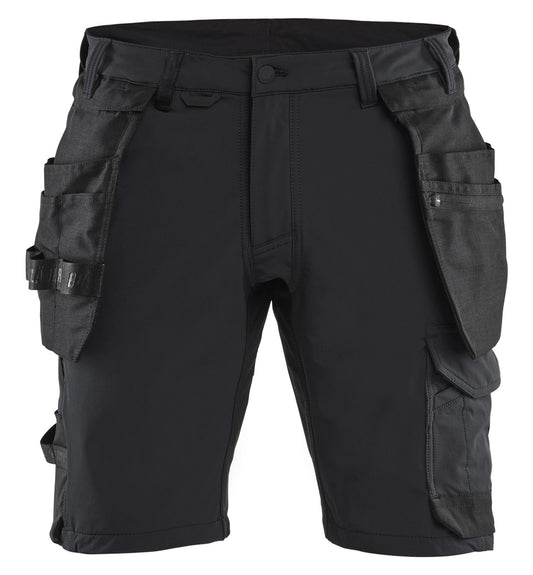 Blaklader Ambacht 4-weg stretch korte werkbroeken 17021645 zwart(9900)