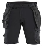 Blaklader Ambacht 4-weg stretch korte werkbroeken 17021645 zwart(9900)