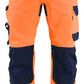 Blaklader High vis Werkbroeken 17031905 HiVis fluo oranje-marineblauw(5389)