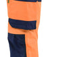 Blaklader High vis Werkbroeken 17031905 HiVis fluo oranje-marineblauw(5389)