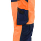 Blaklader High vis Werkbroeken 17031905 HiVis fluo oranje-marineblauw(5389)