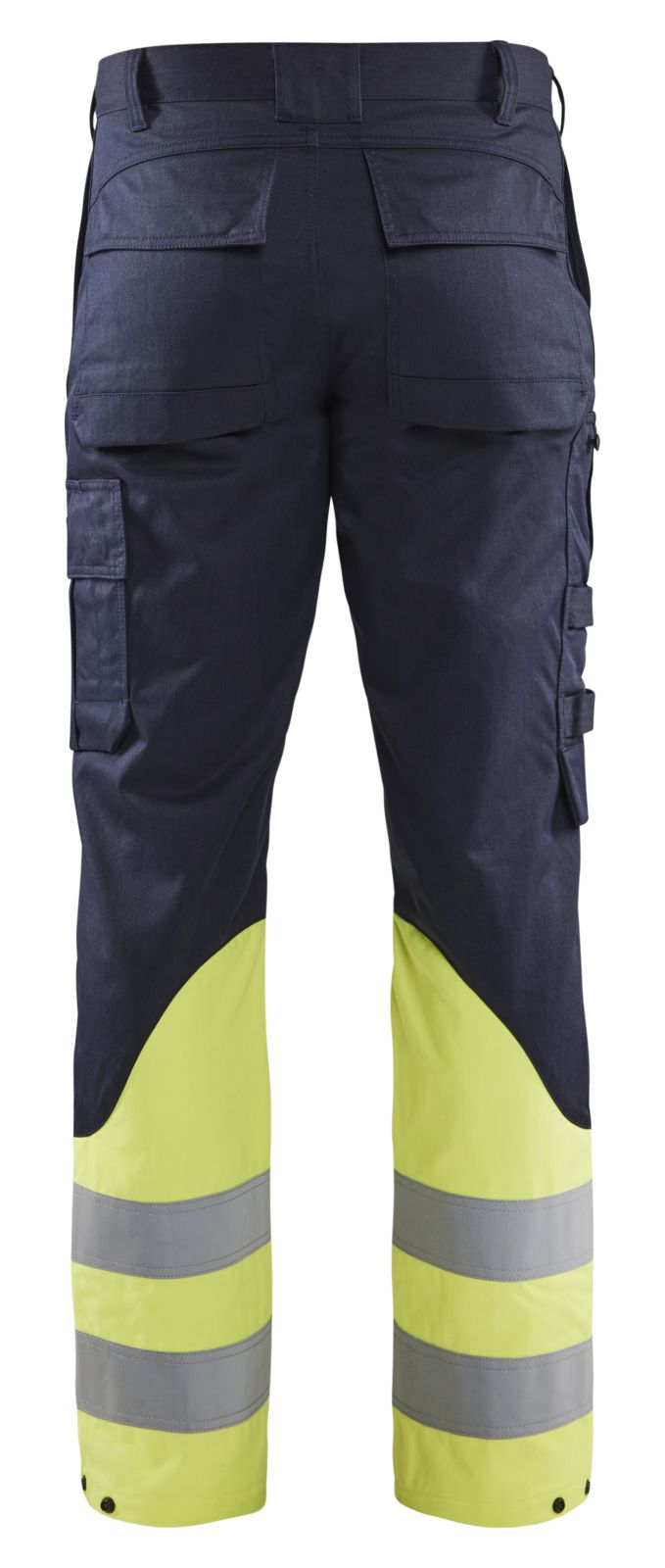 Blaklader broeken 17051519 marineblauw-fluo geel(8933)