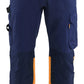 Blaklader High vis Werkbroeken 17081811 HiVis marineblauw-oranje(8953)