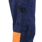 Blaklader High vis Werkbroeken 17081811 HiVis marineblauw-oranje(8953)