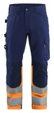 Blaklader High vis Werkbroeken 17081811 HiVis marineblauw-oranje(8953)