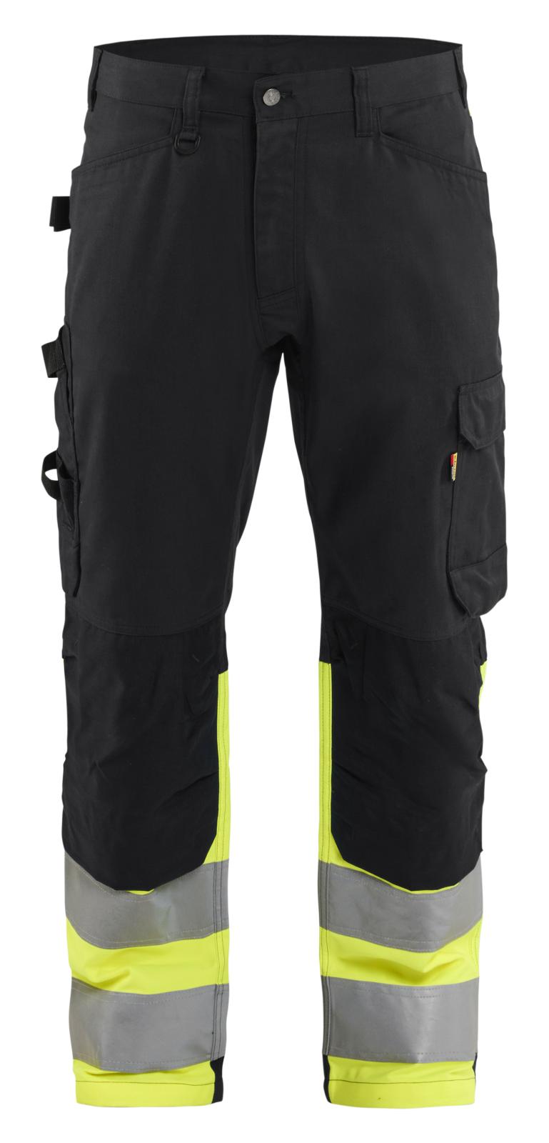 Blaklader High vis Werkbroeken 17081811 HiVis zwart-fluo geel(9933)