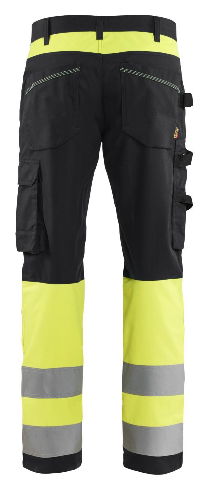 Blaklader High vis Werkbroeken 17081811 HiVis zwart-fluo geel(9933)