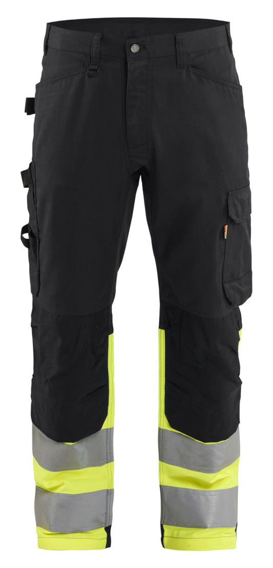 Blaklader High vis Werkbroeken 17081811 HiVis zwart-fluo geel(9933)