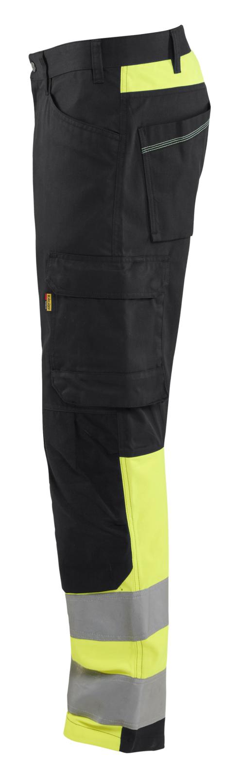 Blaklader High vis Werkbroeken 17081811 HiVis zwart-fluo geel(9933)