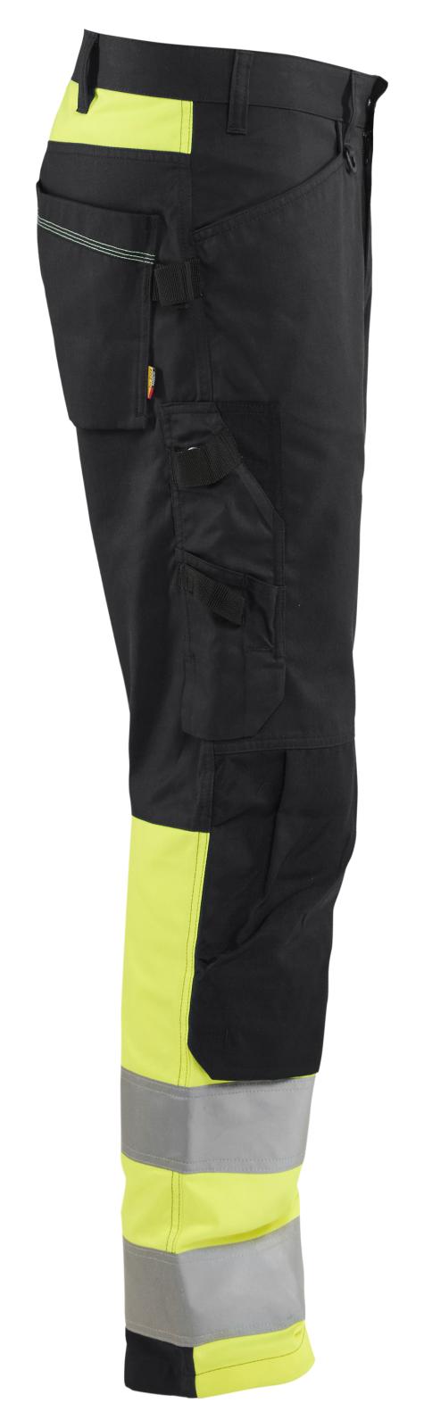 Blaklader High vis Werkbroeken 17081811 HiVis zwart-fluo geel(9933)