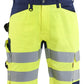 Blaklader High vis Shorts 17091812 HiVis fluo geel-marineblauw(3389)