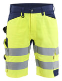 Blaklader High vis Shorts 17091812 HiVis fluo geel-marineblauw(3389)