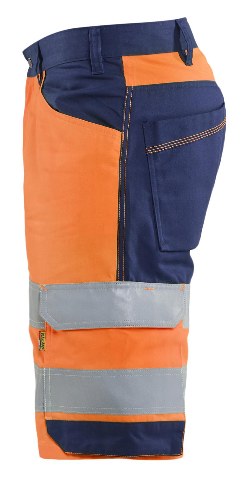 Blaklader High vis Shorts 17091812 HiVis fluo oranje-marineblauw(5389)