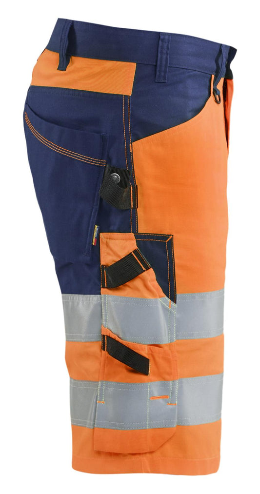 Blaklader High vis Shorts 17091812 HiVis fluo oranje-marineblauw(5389)