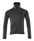 Mascot Advanced Fleecetrui 17103-316 met rits donker marineblauw-zwart(01009)