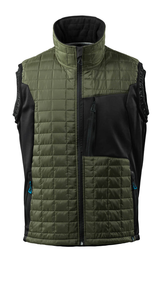 Mascot Advanced Bodywarmers 17165-318 mosgroen-zwart(3309)
