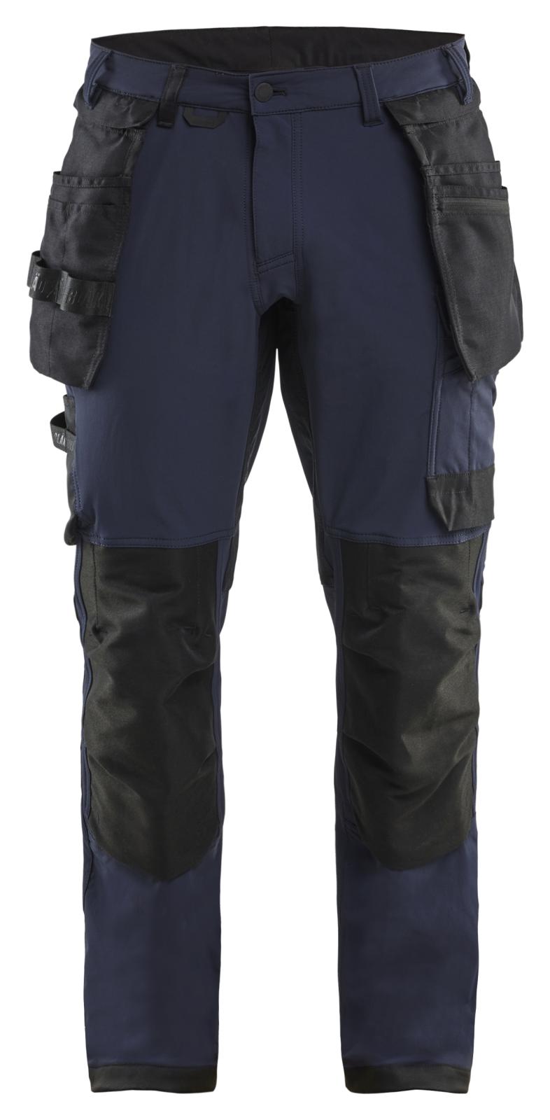 Blaklader Ambacht Werkbroeken 17201645 4-weg stretch donker marineblauw-zwart(8699)