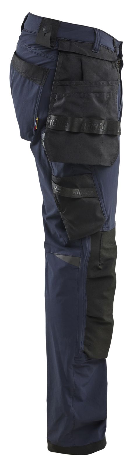 Blaklader Ambacht 4-weg stretch Werkbroeken 17201645 donker marineblauw-zwart(8699)