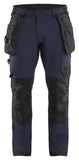 Blaklader Ambacht 4-weg stretch Werkbroeken 17201645 donker marineblauw-zwart(8699)