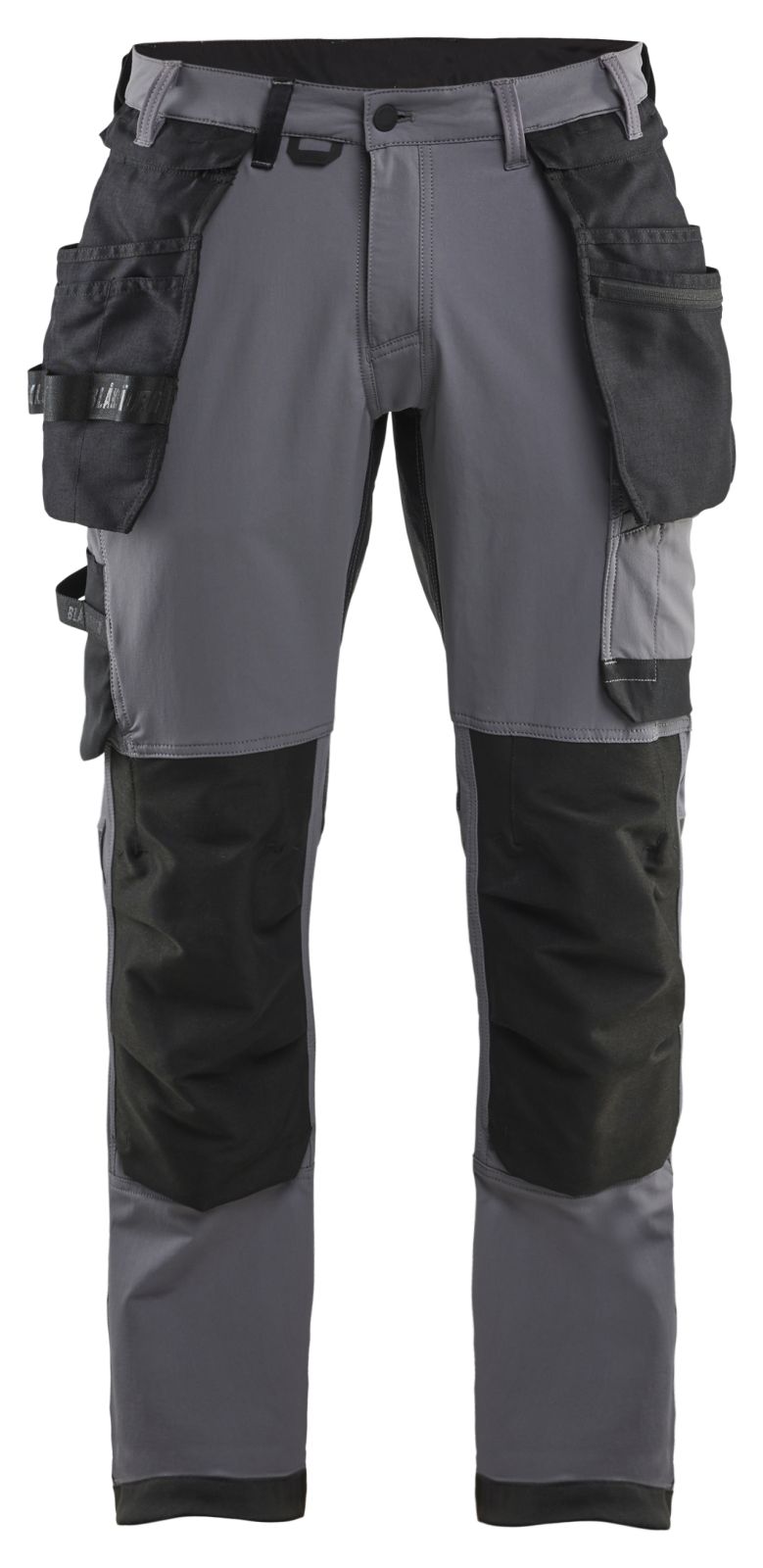 Blaklader Ambacht 4-weg stretch Werkbroeken 17201645 midden grijs-zwart(9699)